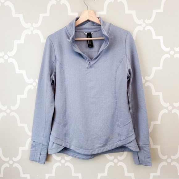 Mondetta Tops - Herringbone Mondetta Luxury Sweat Long Sleeve Top